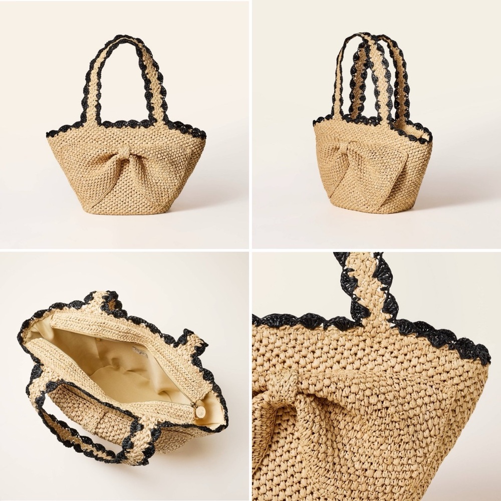 Kate Spade x Target Raffia Bow Tote Bag